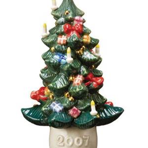 Annual Christmas Tree 2007, with Danish flags and candles | Year 2007 | No. 1249387 | DPH Trading