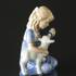 Girl with lamb, Royal Copenhagen figurine | No. 1249435 | DPH Trading