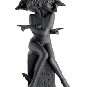 Christel Zodiac Figurines, Gemini(22nd May to 21st June), Royal Copenhagen figurine, black | No. 1249564 | Alt. 1018070 | DPH Trading