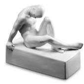 Perfectio sculpture of man, Royal Copenhagen figurine, white
