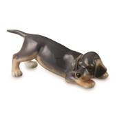 Dachshund Puppy Dog, Royal Copenhagen dog figurine