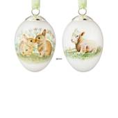 Easter egg with lamb and leveret, set of two, Royal Copenhagen Easter Eggs ...