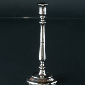 Chrome candlestick with round foot | No. 1255 | Alt. 10-878 | DPH Trading