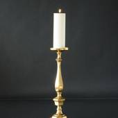 Candleholder Matte Brass Finish 50 cm, Medium 