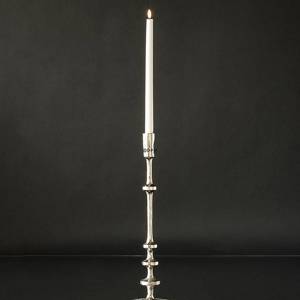 Candleholder, Nickel/Rustic Silver Look 48 cm, Medium | No. 12728 | Alt. 60-710-48 | DPH Trading