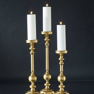 3 Candleholder Brass finish | No. 12738 | Alt. 60-611-S | DPH Trading