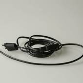 Black wire with switch 2.30 metre