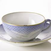 Seagull Service with gold small tea Cup and Saucer, capacity 15 cl, Bing & ...