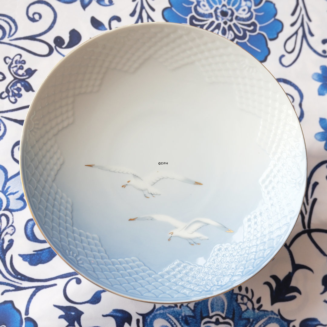 Seagull Service with gold, Cake Dish on foot no. 429 24,5cm