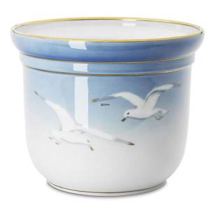 Seagull Service with gold, flower pot, medium | No. 1303669 | Alt. 3-669 | DPH Trading