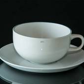 Blue Line, Tea cup with saucer, capacity 27 cl, Royal Copenhagen 