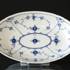 Blue traditional Oval Dish 23 cm, small, Blue Fluted Bing & Grondahl | No. 1415314 | Alt. 4815-39 | DPH Trading