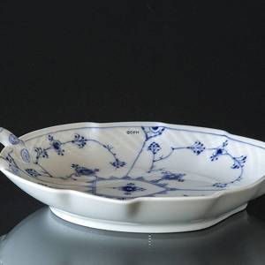 Blue Traditional tableware leaf-shaped pickle dish, small 19cm | No. 1415356 | Alt. 4815-198 | DPH Trading