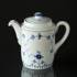 Blue traditional Coffee Pot 1 ltr., Blue Fluted Bing & Grondahl | No. 1415824 | Alt. 4815-1051 | DPH Trading
