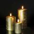 UYUNI Lighting LED Pillar Candle, Medium, Gold | No. 1417 | Alt. UL-PI-MG78015 | DPH Trading