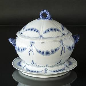 Empire tableware soup tureen with Stand, large, Bing & Grondahl | No. 1425184-1 | DPH Trading