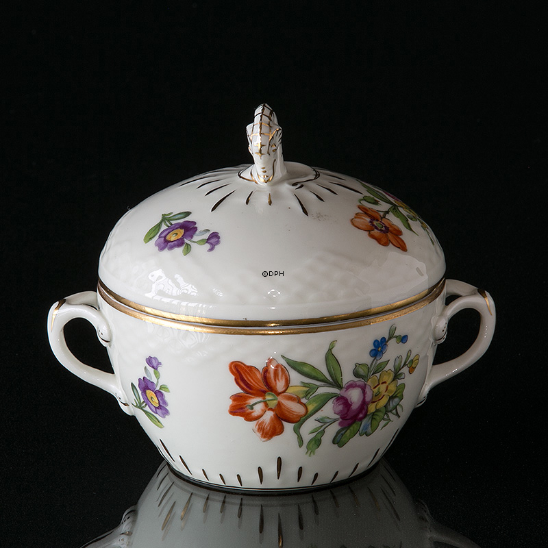 Bing & Grondahl Saxon Flower sugar bowl