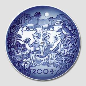 2004 Royal Copenhagen Millennium plate, Children on Safari | Year 2004 | No. 1903104 | DPH Trading