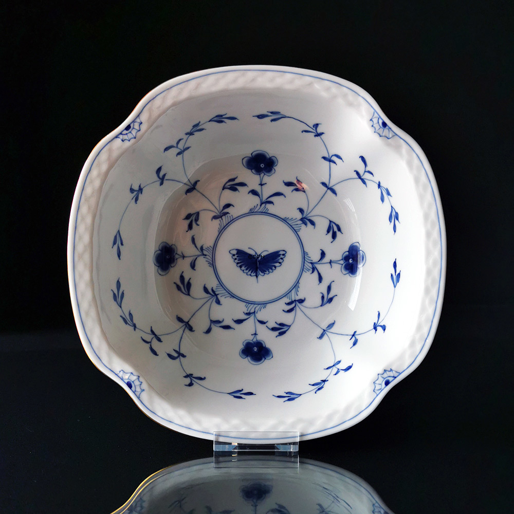 Kipling/Butterfly dinnerware set with gold, large bowl Ø25cm, Bing & Grøndahl No. 43 or 575