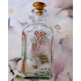 Holmegaard H. C. Andersen glass bottle with "The Little Mermaid"