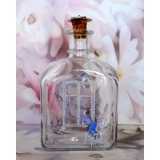 Holmegaard H. C. Andersen glass bottle with "The Snow Queen"