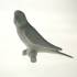 Budgerigar, parakeet in white, Royal Copenhagen bird figurine | No. 2670457 | DPH Trading