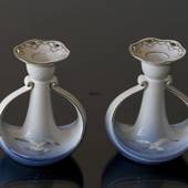 Seagull Service with gold, Candle Holder, set of 2, small, Bing & Grondahl ...