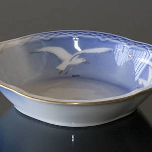Seagull Service with gold, bowl, Bing & Grøndahl 25cm | No. 3-573 | Alt. 1303573 | DPH Trading