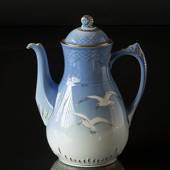 Service Seagull with gold, Coffee pot 150 cl., large