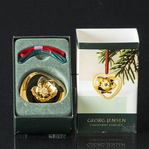Christmas Rose Georg Jensen, Annual Holiday Ornament 2008 | Year 2007 | No. 3411008 | DPH Trading