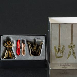Ribbon and Crown Georg Jensen, Annual Holiday Ornaments 2013 | Year 2013 | No. 3411513 | DPH Trading