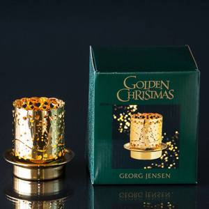 Georg Jensen Christmas Lantern 2004, gilded | Year 2004 | No. 3589504 | DPH Trading