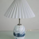 Holmegaard Sakura table lamp, oval with blue stribes, without shade 
- Dis...