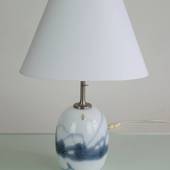 Holmegaard Sakura table lamp, oval with blue stribes, without shade 
- Dis...