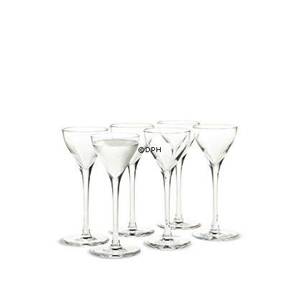 Holmegaard Cabernet cordial glass, capacity 6 cl., 6 pcs. | No. 4303387 | DPH Trading