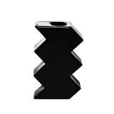 Holmegaard Connection candlestick, medium, black