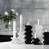 Holmegaard Connection candlestick, large, black | No. 4340476 | DPH Trading