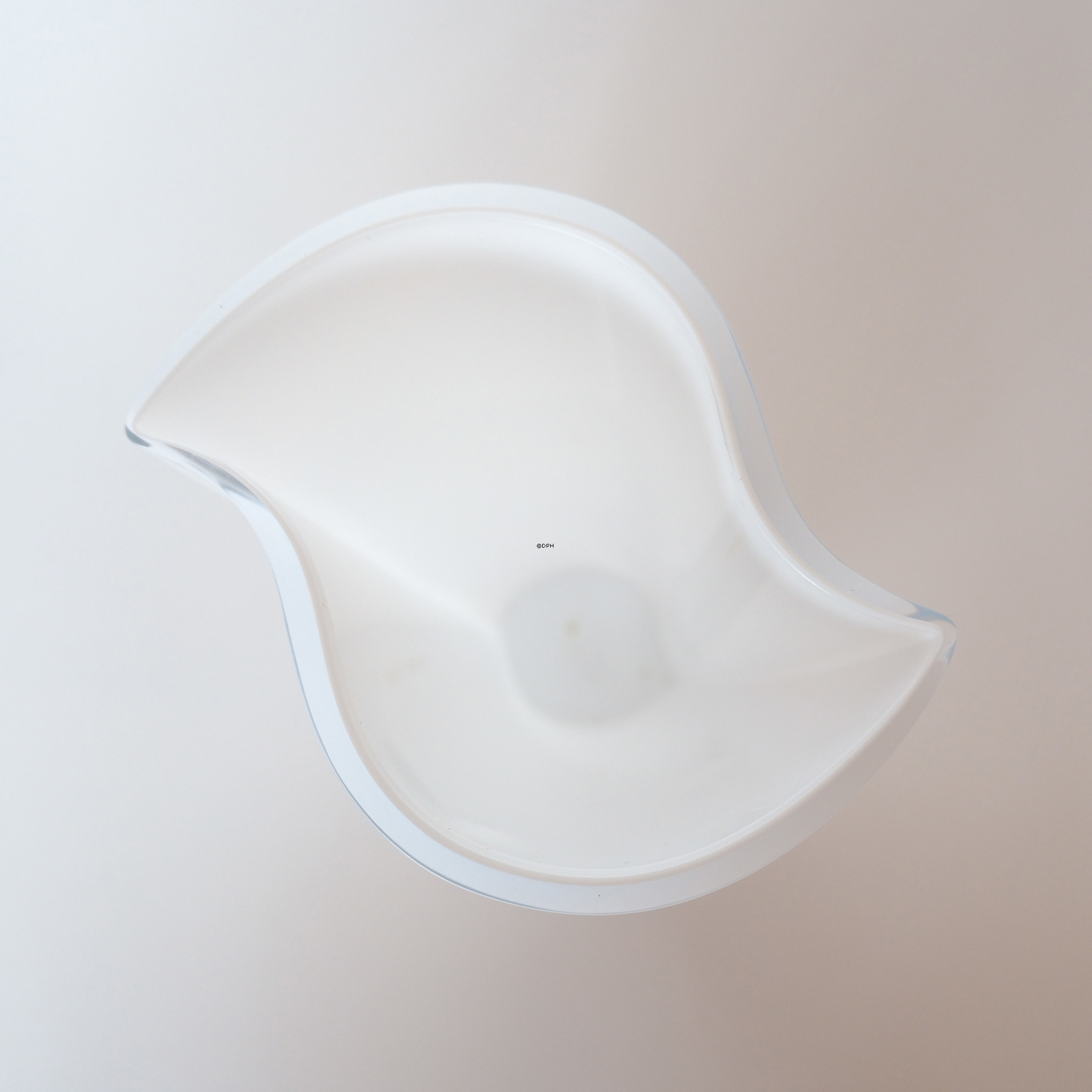 Holmegaard Duet vase, Opal white