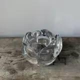 Holmegaard Lotus candle holder, large.