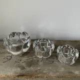 Holmegaard Lotus candle holder, large.