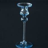 Holmegaard Cassiopeia Candlesticks, Sapphire blue, small