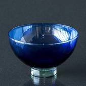 Holmegaard Harlekin Bowl, blue, small