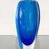 Cheap Oval Cobalt Blue Glass Vase, Hand Blown Glass Art, | No. 4425 | DPH Trading