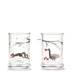 Dram Glasses 2011, set of 2. Holmegaard Christmas