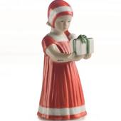 Else Girl in red Christmas dress, Royal Copenhagen