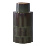 Vase in green/brown ceramic