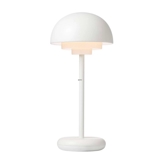 Rechargeable LED Toscana table lamp in white