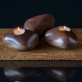 "Candle- stone" In brown colours - assorted