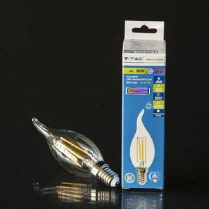 Flame bulb, wind gust E14 4 W 320 lm (equivalent to 30 watts) Warm White Light | No. 809 | Alt. VT-1997D | DPH Trading