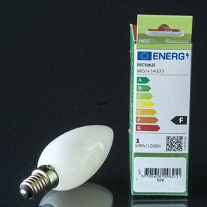 Candle bulb E14 1 W 100 lm (equivalent to 10 watts) Warm white light 2700K | No. 829 | DPH Trading